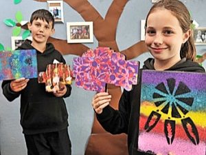 Laurimar Primary School arts classes off the wall