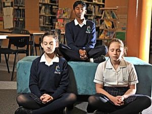 Mill Park Secondary College students get lessons on meditation