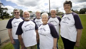 Seniors walk tall with feat of happiness
