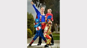 Superheroes join forces for Run Melbourne