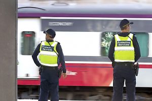Officers get tough on crime at Coolaroo train station