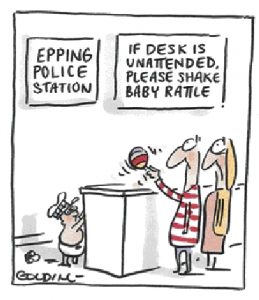 Epping police station manned by juniors