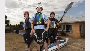 Ivanhoe Grammar trio dominate kayaking championships