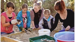 Families dig in for La Trobe Uni open day