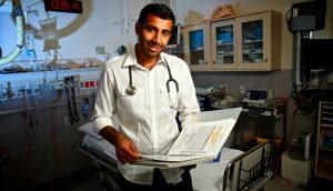 Northern Hospital intern on a good wicket