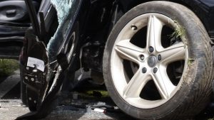 Sunbury drink driver crashes car through fence