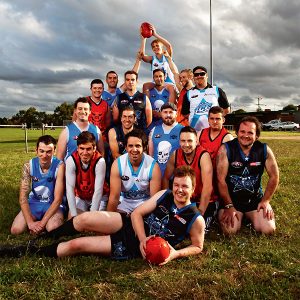 Rusty, unfit and keeping footy real