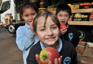 Fresh food off the back of a truck