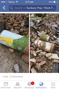 Street art disposal angers residents
