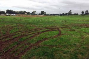 Hoons carve up Meadow Heights park