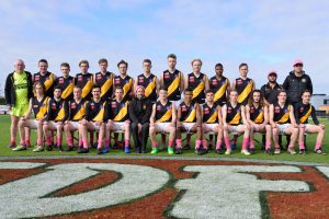 Westmeadows coach grabs flag, steps up