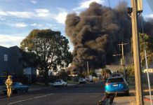 Campbellfield factory fire on April 5.
