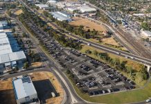 Concept design for Craigieburn station car park.