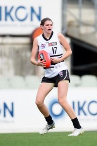 Knights defender Ciara Fitzgerald taken by Tigers