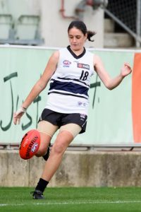 Sarah Sansonetti celebrates