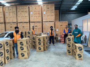 Sikh community lends a hand
