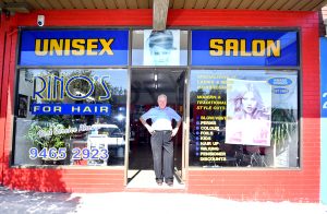 Lalor stalwart hangs up scissors
