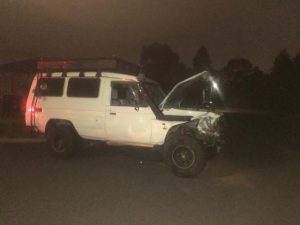 Epping man hospitalised after hitting several cars