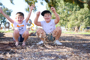 Mud pies and stick stews on the menu