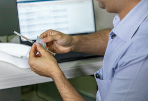Broadmeadows Central COVID-19 vaccine kiosk