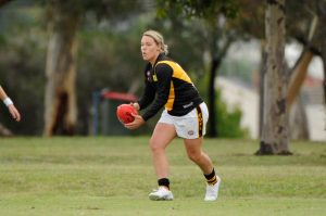 Wright finds her love of football again