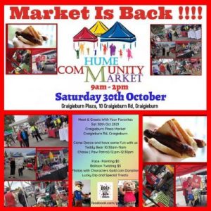 Markets are back for Hume