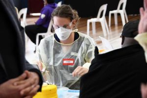 Pop-up vaccine hub at Macedonian Cultural Centre, Epping