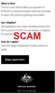 Police warn of new COVID vaccine reward scam