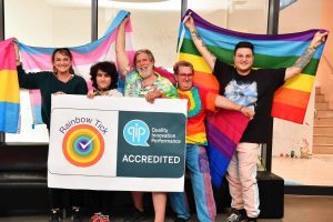 Pride in youth services team