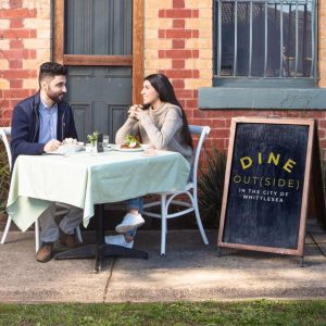 Support for outdoor dining