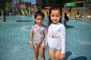 Soaking up the summer fun