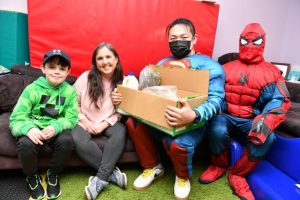 Superheroes support kids in need