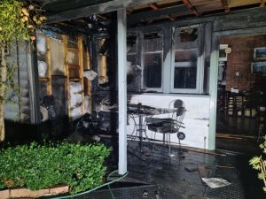 Fire breaks out at local business