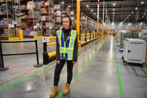 Exciting look inside giant warehouse