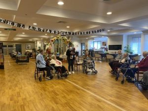 Aged care residents get crafty