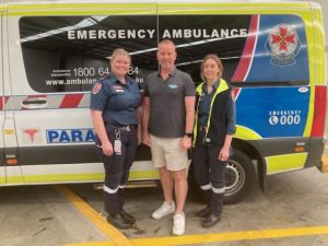 Westmeadows paramedics reunited with patient for stroke week
