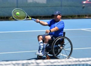 Wheelchair tennis back in action