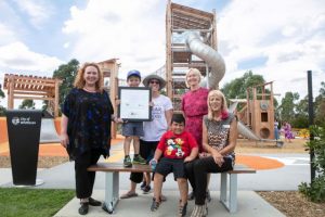 New gardens play space unveiled