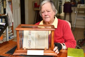 Bullet-hole book: Blackwood history on display