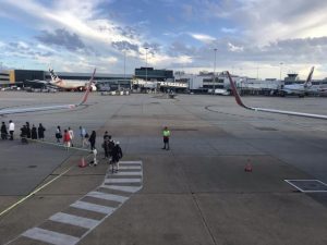 Road opening for airport