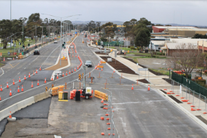 Winter works wrap up on Craigieburn Road