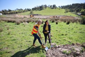 Construction underway for Community park