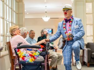 Creating positive resident outcomes through Laughter Care