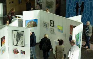 Art exhibition closing doors