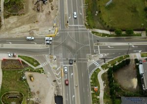 Intersection works start