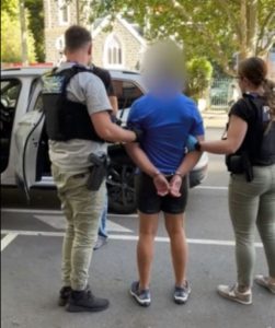 Police arrested suspects of extortion