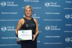 Resume writer up again for business award