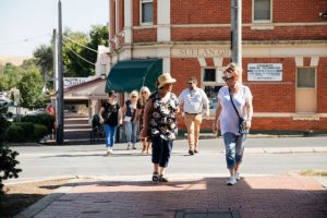 Evening walking activity for upaid carers