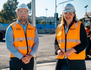 Intersection opens up