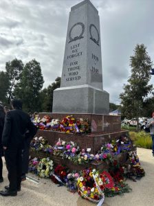 Residents pay respects